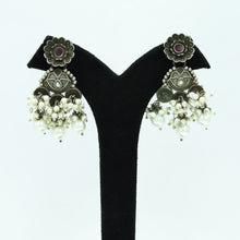 Round Neck Oxidized Necklace Set 4333-81