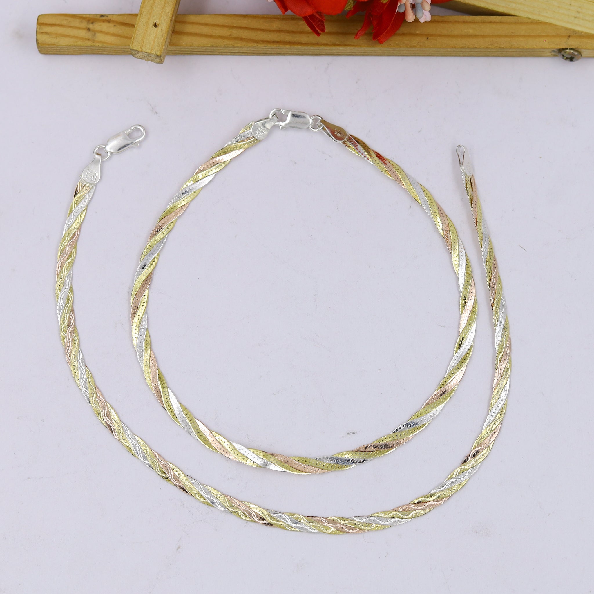 Silver Anklet 14744-50