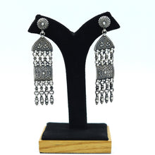Pure Silver 925 Hallmarked Oxidized Earring 10221-5722