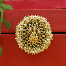 Antique Gold Temple Ring 19658-1