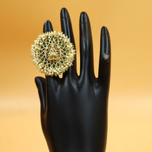 Antique Gold Temple Ring 19658-1