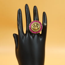 Antique Gold Temple Ring 19657-1