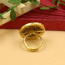 Antique Gold Temple Ring 19657-1