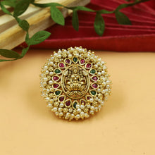 Antique Gold Temple Ring 19658-1