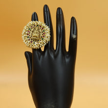 Antique Gold Temple Ring 19658-1