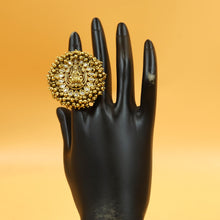 Antique Gold Temple Ring 19658-1