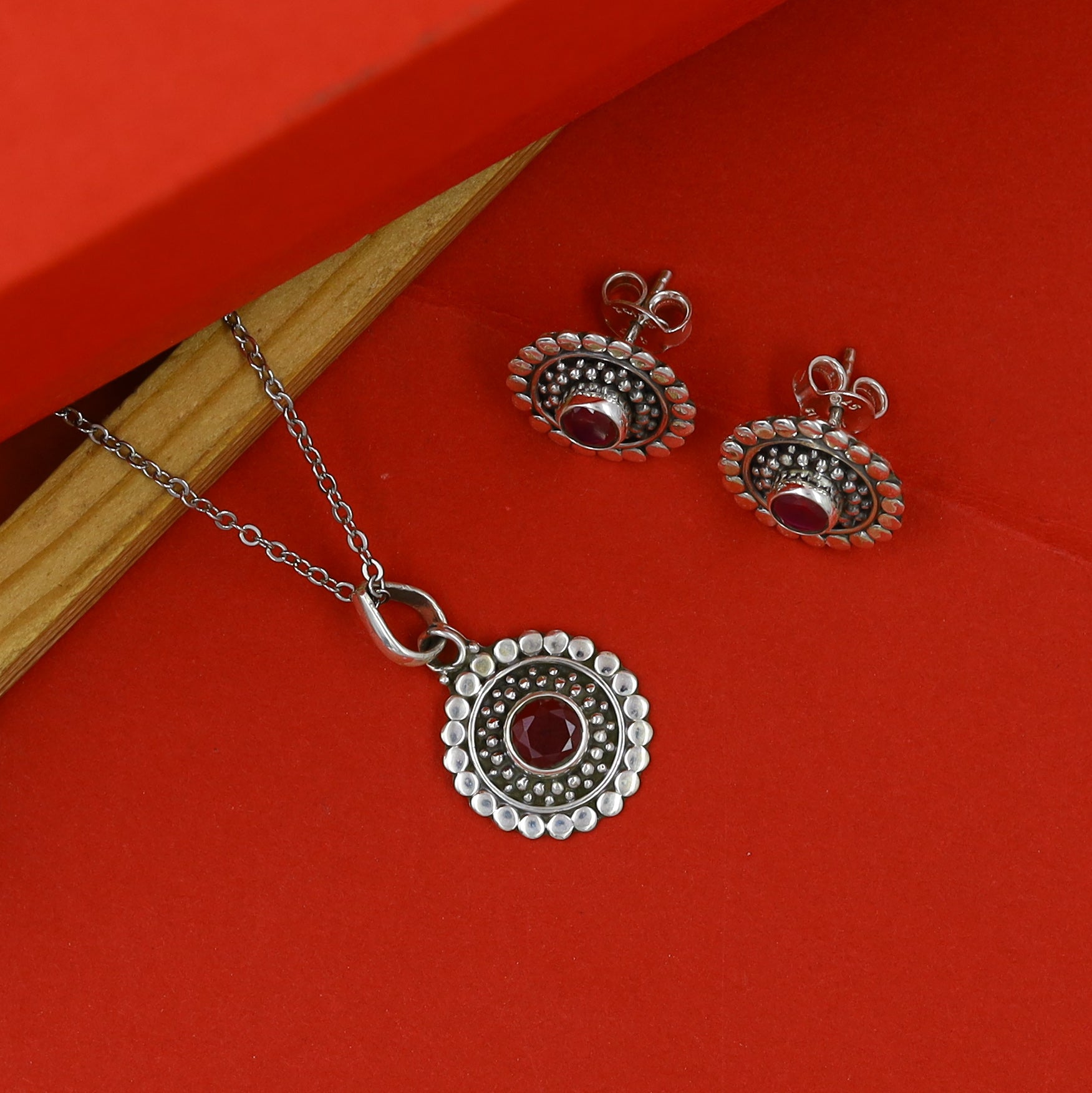 Silver Pendant Set 14724-50
