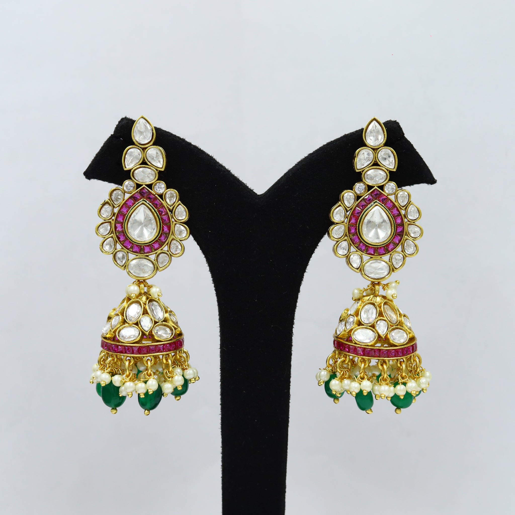 Jhumki Polki Earring 13365-21