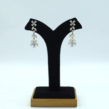 Round Neck Zircon/AD Necklace Set 12974-34