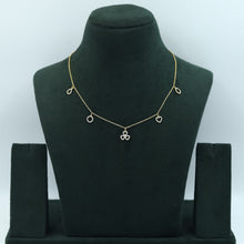 Round Neck Zircon/AD Necklace 15163-05