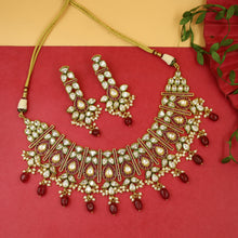 Beautiful Polki Choker Set 1018-21