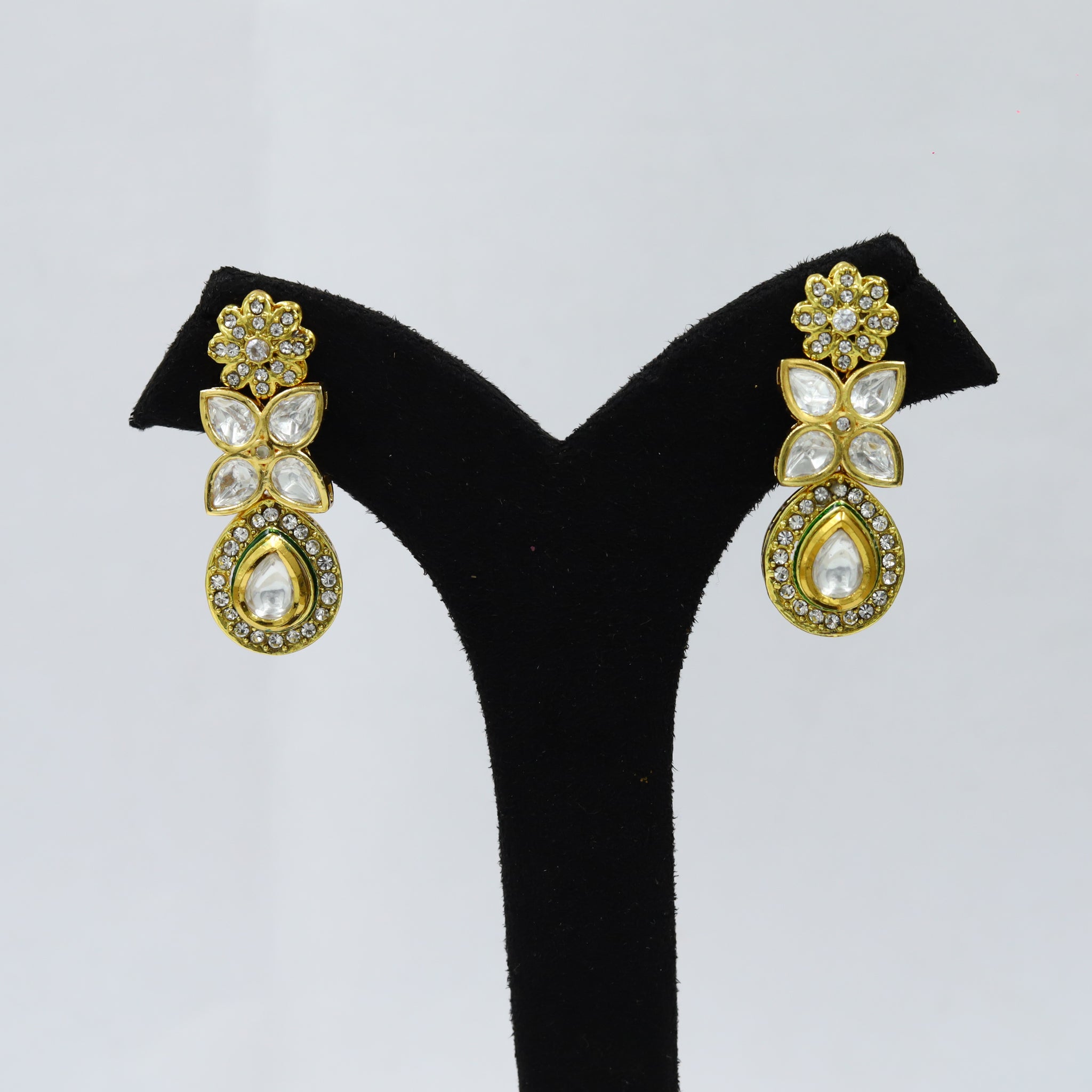 Light Earring Polki Earring 13366-21