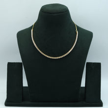 Round Neck Zircon/AD Necklace 15136-05