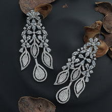 Zircon/AD Earring 1091-69 - Dazzles Jewellery