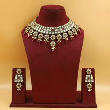 Polki Necklace Set 1013-21