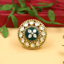 Sabyasachi Inspired Kundan Ring 18769-28
