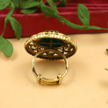 Sabyasachi Inspired Kundan Ring 18769-28