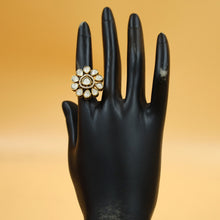 Moissanite Kundan Ring 19752-87