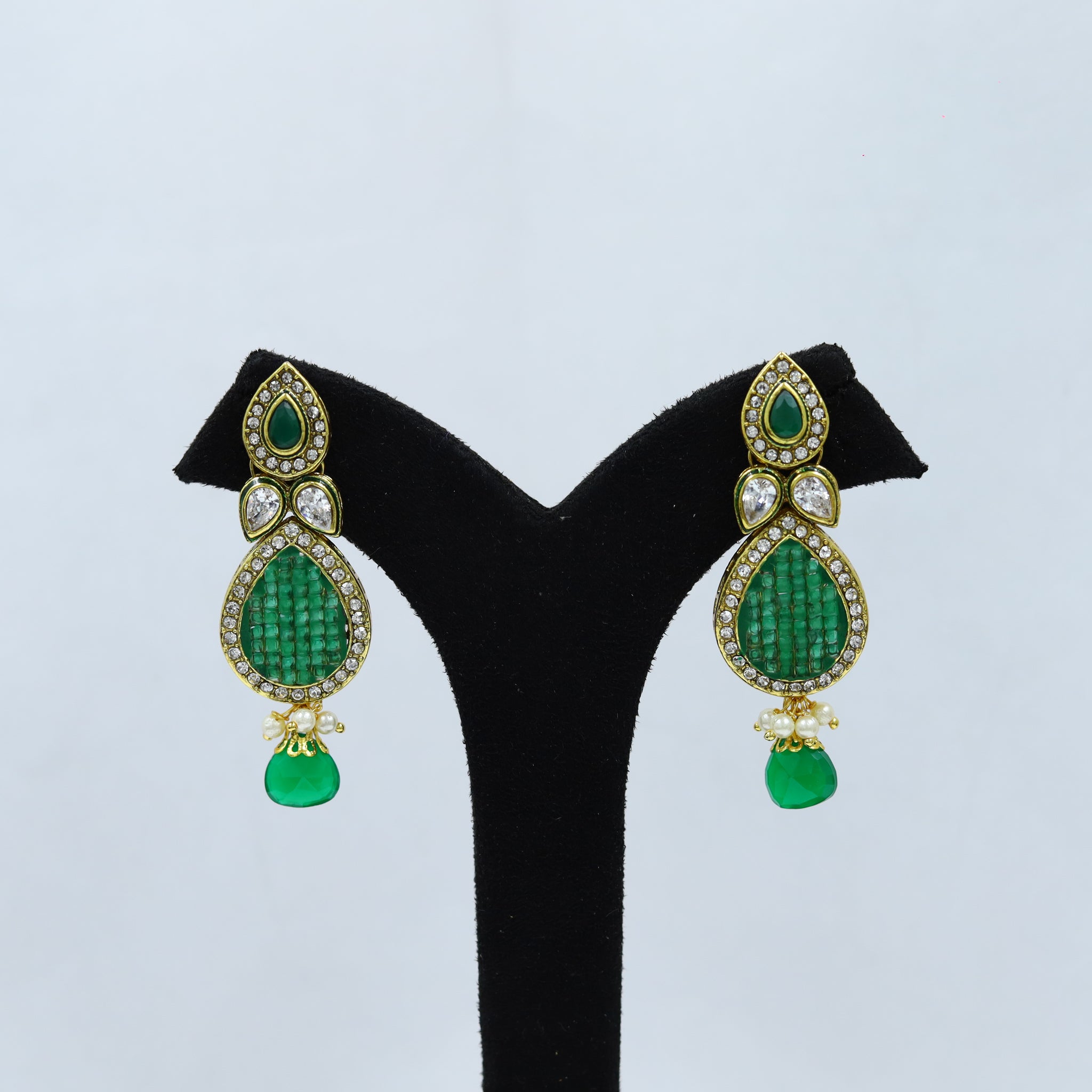 Light Polki Earring 13361-21