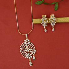 Light Zircon/AD Pendant Set 19396-69