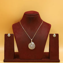 Light Zircon/AD Pendant Set 19568-08