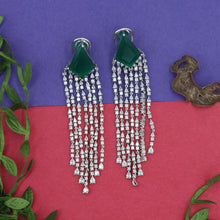 Danglers Zircon/AD Earring 15438-34