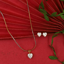 Light Zircon/AD Pendant Set 19565-08