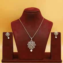 Light Zircon/AD Pendant Set 19398-69