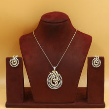 Designer Zircon/AD Pendant Set 19577-08