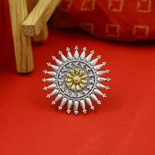 Oxidized Two Tone Ring 14795-59