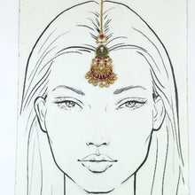 Antique Gold Heritage Maang Tikka 19806-68
