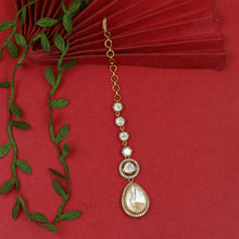 Moissanite Kundan Maang Tikka 19760-87