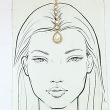 Moissanite Kundan Maang Tikka 19760-87