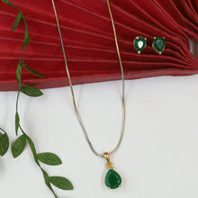 Light Zircon/AD Pendant Set 19564-08
