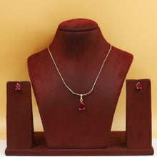 Light Zircon/AD Pendant Set 19564-08