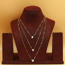 Light Zircon/AD Pendant Set 19821-88