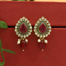 Stylish Light Weight Polki Earring 17717-21
