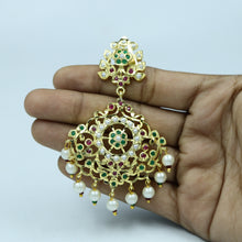 Round Neck Jadau Necklace Set 11544-65