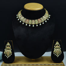 Round Neck Jadau Necklace Set 11540-65