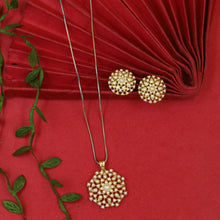 Designer Light Weight Jadau Pendant Set 19959-48
