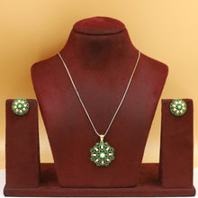 Designer Light Weight Jadau Pendant Set 19959-48
