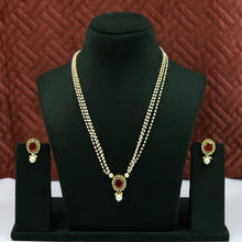 Light Polki Pendant Set 13335-21