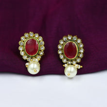 Light Polki Pendant Set 13335-21