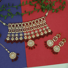 Kundan Polki Bridal Choker Set 4857-83