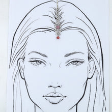 Pink Zircon AD Maang Tikka 15294-2441