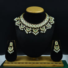 Round Neck Jadau Necklace Set 11543-65