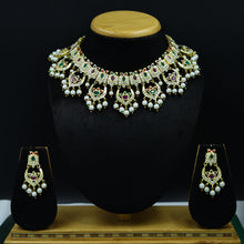 Round Neck Jadau Necklace Set 11543-65