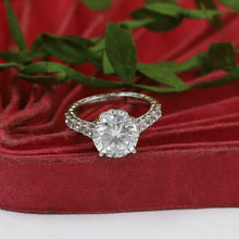 Zircon/AD Solitaire Ring 19423-69