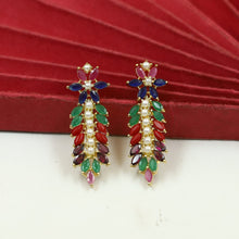 Round Neck Jadau Necklace Set 19953-48
