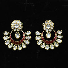 Chandbali Kundan Earring 6559-28 - Dazzles Jewellery